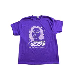 Melanin Glow Tee - Purple